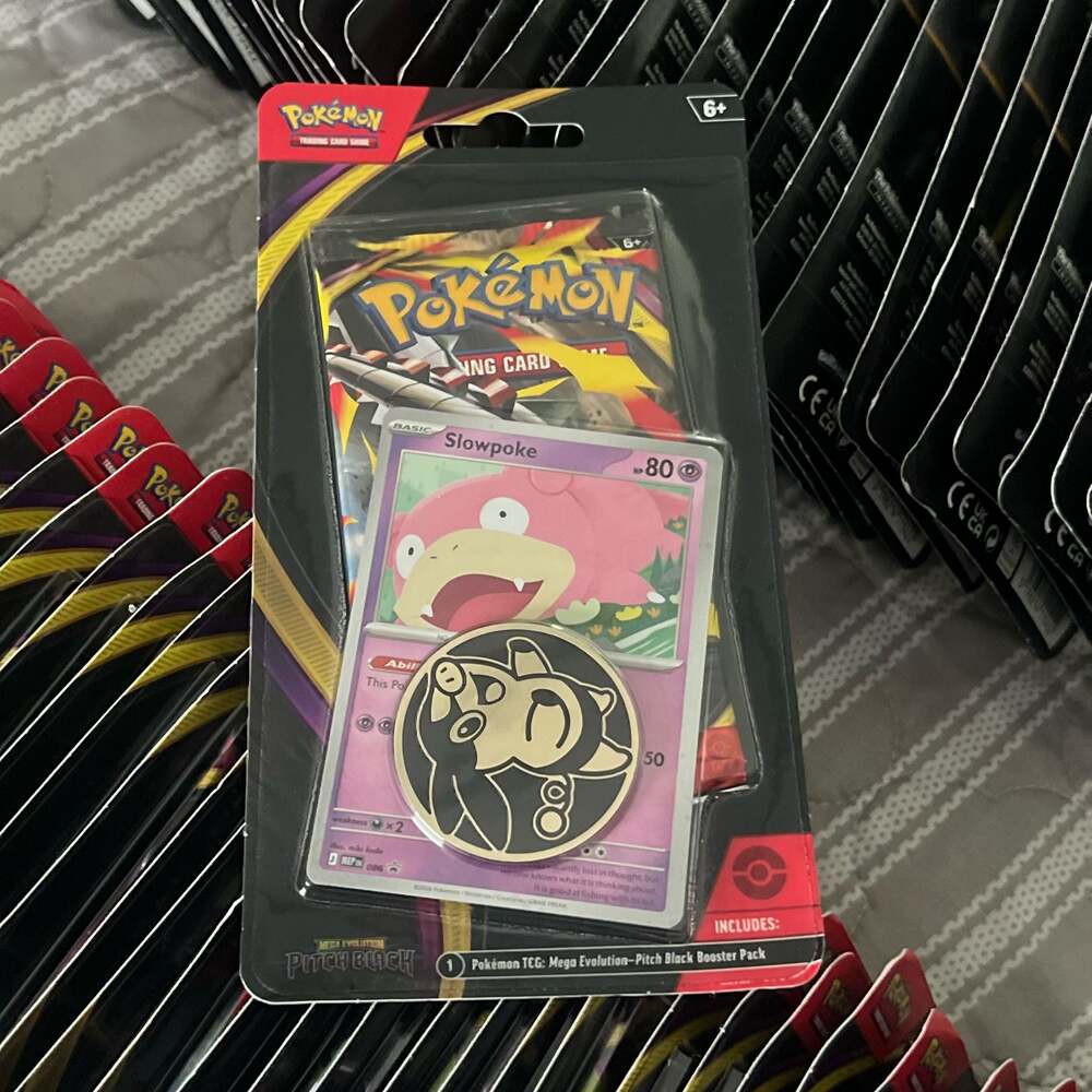 Pokémon TCG: Mega Evolution Pitch Black x 1 Blister Pack (Slowpoke)